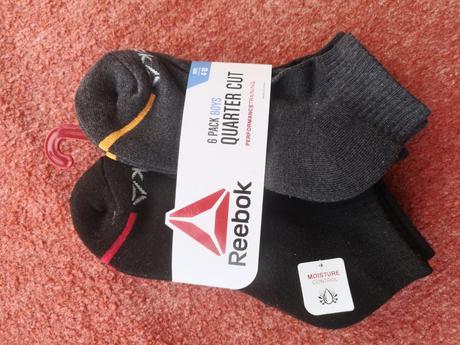 Reebok ponožky 6ks veľkosť 36-42, reebok,36 - 42
