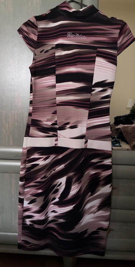 Šaty blue nature, s