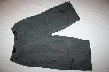 Chlapčenské trištvrťáky 2v1 odopínateľné na kraťas, 140