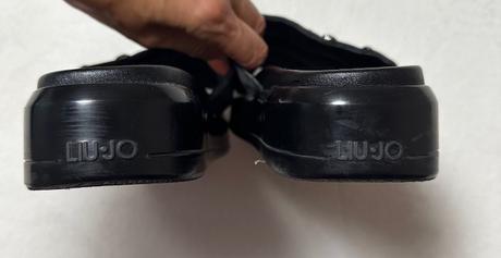 Čierne šľapky s kameňmi zn. liu jo originál, liu jo,40