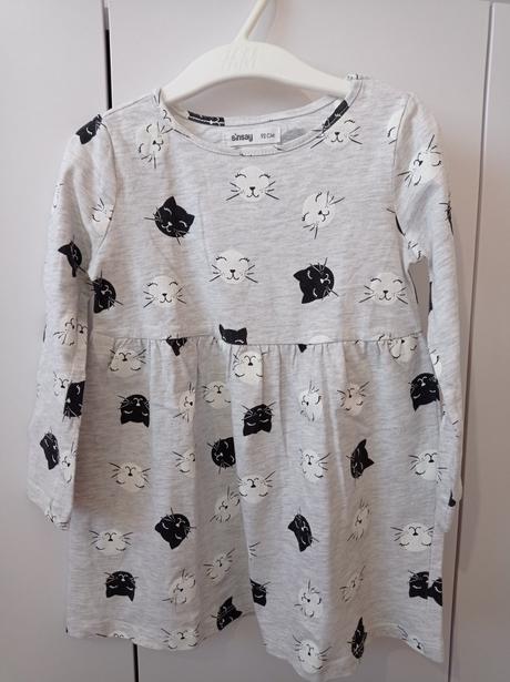 Šaty s mačičkami, sinsay,98