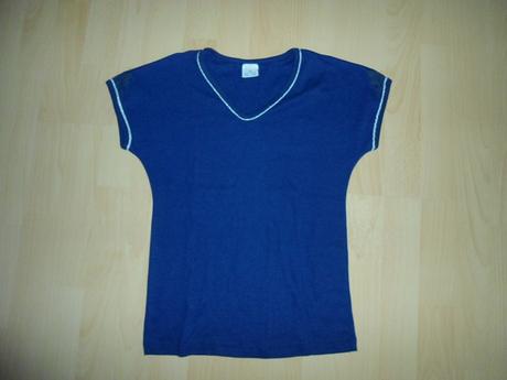 Tmavomodre damske tricko, xs