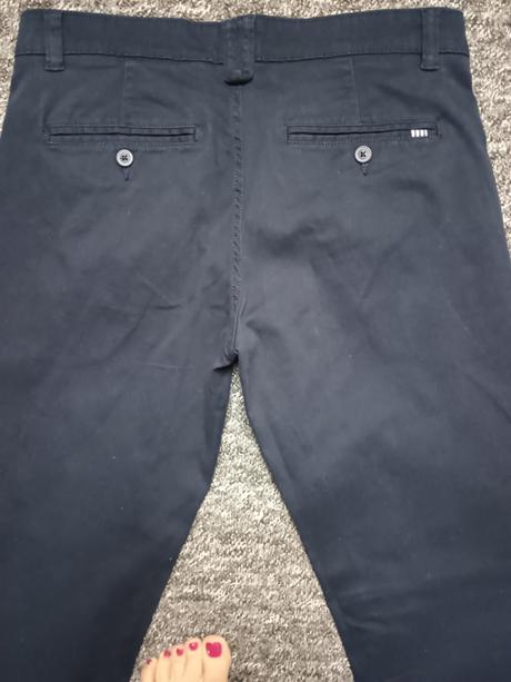 Pánske tmavomodré nohavice, esmara,m