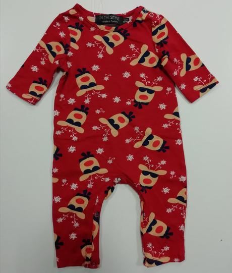 Overal dupačky so sobmi vianočné, 68