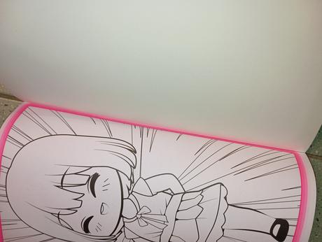 Manga kawaii color omaľovánka s nálepkami, 