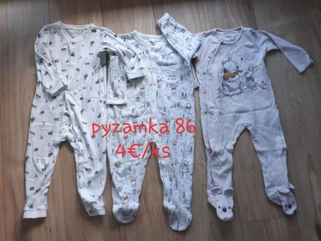 Pyzamka 86 4 eura za kus, disney,86