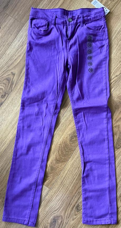 Nohavice fialové, pepco,158