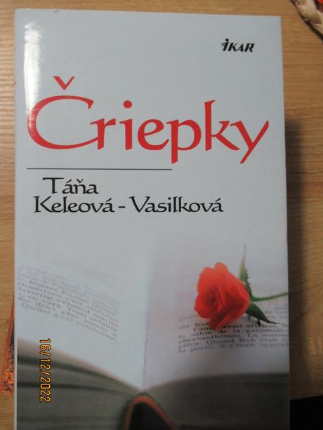 Knihy čriepky, cukor a soľ, liek na smútok, 