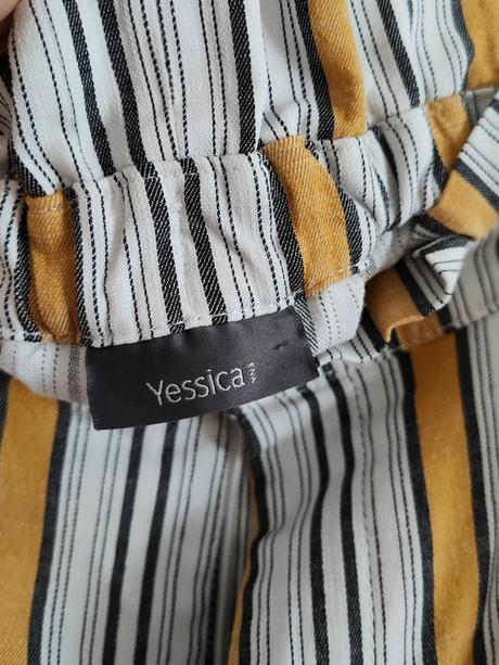 Pruhované nohavice c&a, c&a,xs