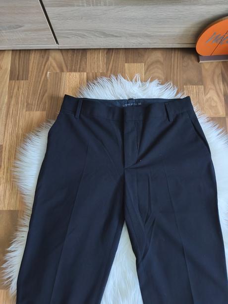 Dámske nadčasové čierne nohavice zara, zara,40