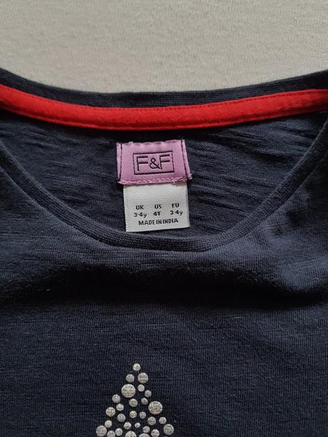 Predám detské tričko zn. f&f, f&f,104