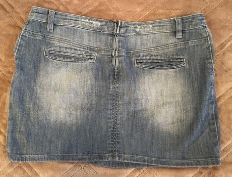 Bedrová riflová minisukňa., orsay,40