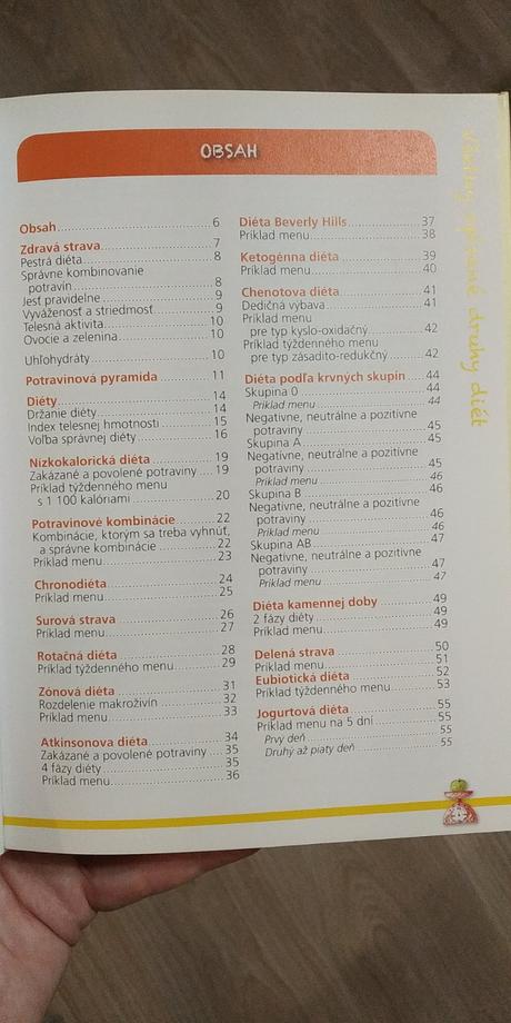 Kniha antológia diét, 