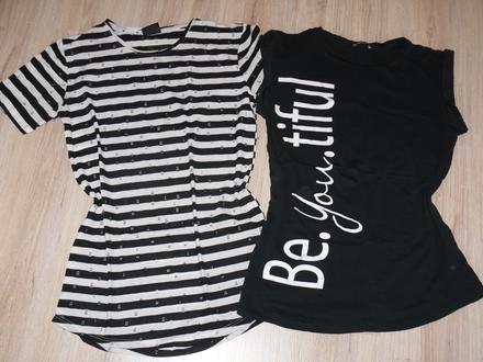 Predlžené tričko - spolu aj zvlást, m