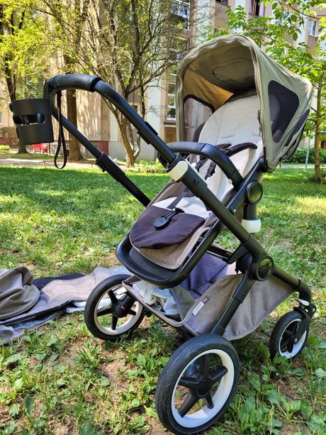 Kočík bugaboo fox 2 mineral taup s príslušenstvom, bugaboo,bugaboo fox 2