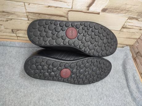 Camper 39 - kožené čierne topánky, camper,39