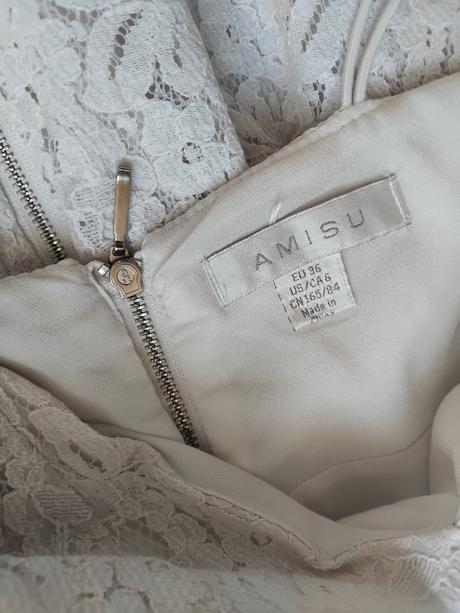 Čipkované šaty, amisu,36