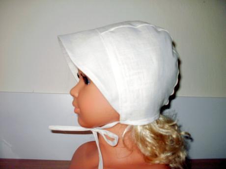 Ľanová čiapočka , čepček, 56 - 98