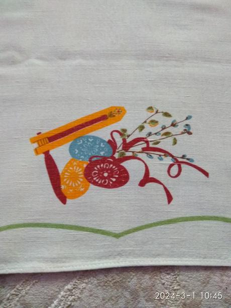 Retro veľkonočný obrus 49x88, 