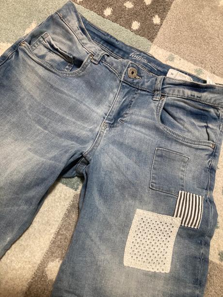 Riflovw kraťasy denim- zľava, denim,s