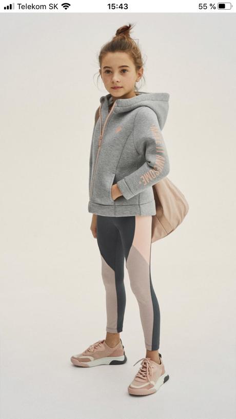 Športové leginy a top, zara,128