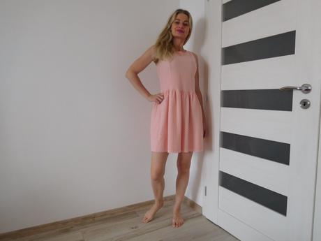 Marhuľkové dámske šaty letné-l,, l