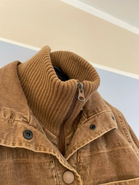 Zateplený vintage kabát xs/s, s