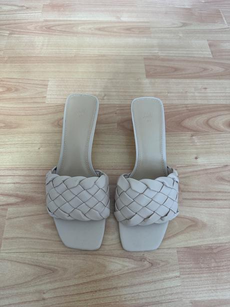 Letne slapky na opatku, h&m,37