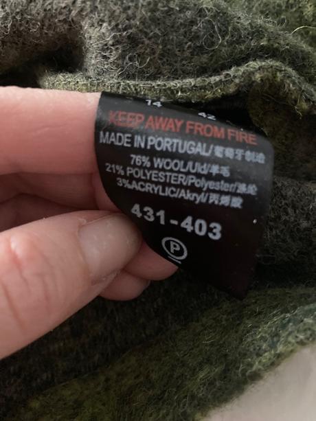 Vlnený prechodný kabát, next,s