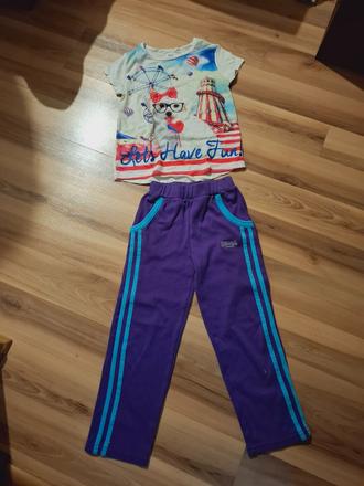 Tepláky ( tričko, lonsdale,104