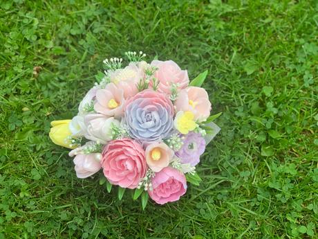 Mydlova kytica v krabičke, 