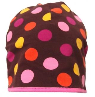Pinkie čiapka brown dots, pinkie,68 - 134