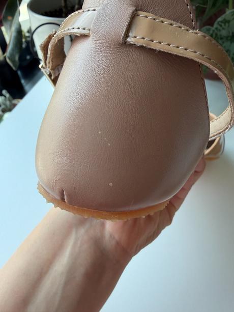Shapen barefoot sandálky poppy beige, veľkosť 40r, 40