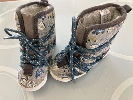 Prvé snehule s autíčkami 6-12mes, next,<17