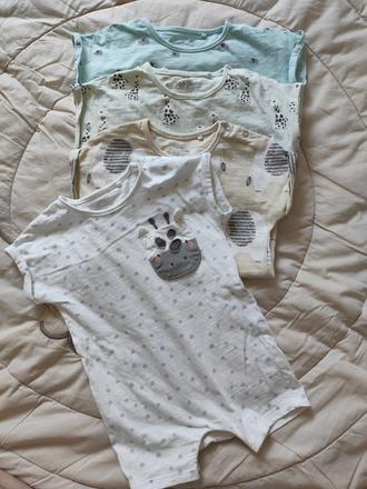 Sada štyroch overalov, next,68