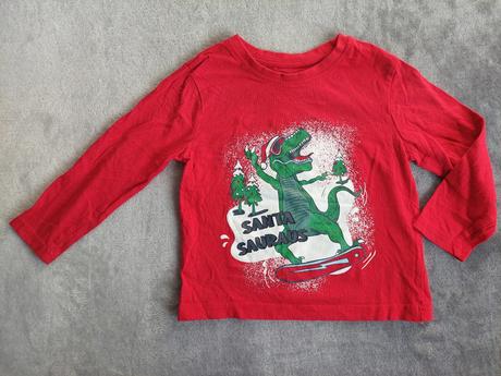 Vianočné tričko santasaurus veľ.104, 104