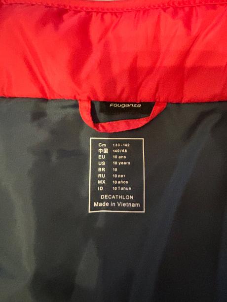 Tenká vesta, decathlon,140