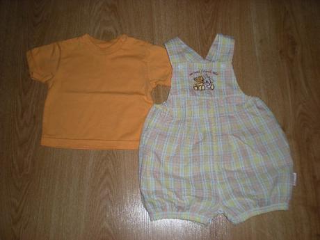 Nohavice na traky a tricko, vel 56, 56