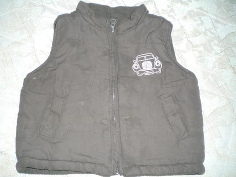 Hnedá teplučká vesta, 80