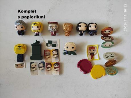Kinder harry potter, funko, zvieratká, 