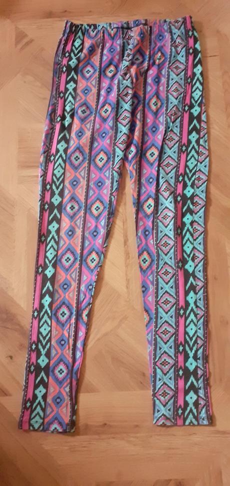 Vzorované legíny, gate,m