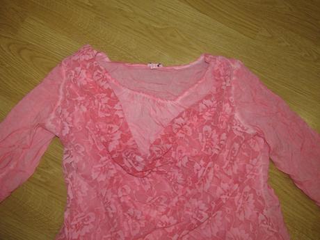Koralové blúzkové tričko v. 40, 40