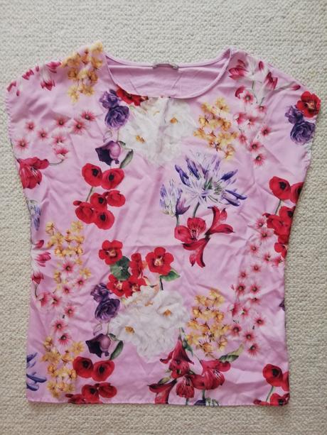 Kvetinové tričko s / 36, orsay,s