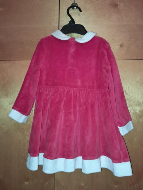 Vianočné šaty veľkosť 86 12-18m, f&f,86