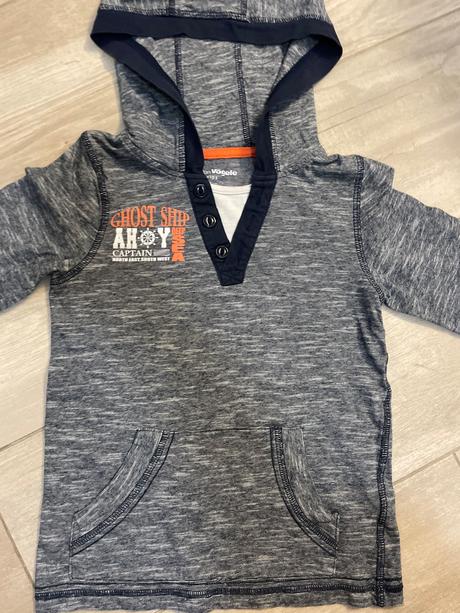 Melírované triko s kapucňou, charles vögele,122