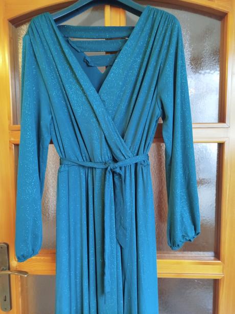 Smaragdovozelené plesové šaty 40/42, xl