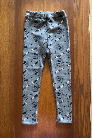 Zateplené hrubé legínky minnie mouse, disney,128