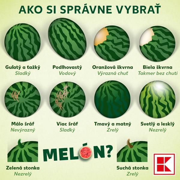 Ako správne vybrať melón?