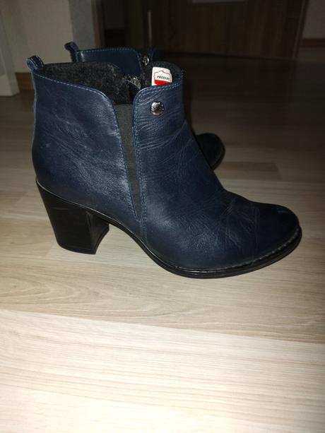 Kožené čižmy veľ.39, 39