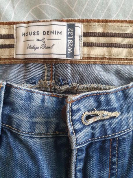 Džínsy volnejší športový strih, 32